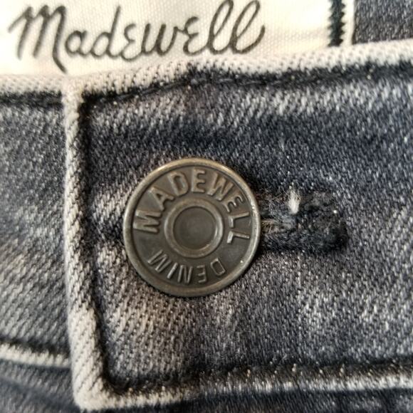 Madewell Women's 10 Inch High Rise Skinny Jeans Gray Size 28 / 6 - Picture 6 of 10